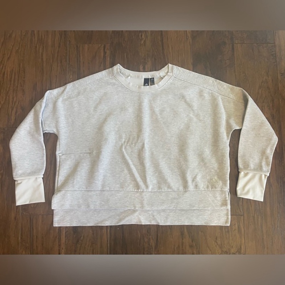 Adidas Light Gray Sweatshirt